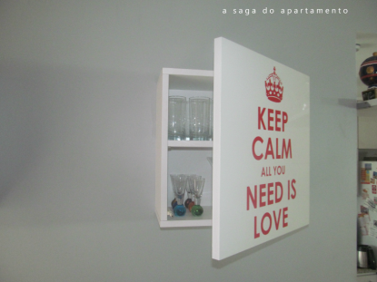 adesivo keep calm all you need is love